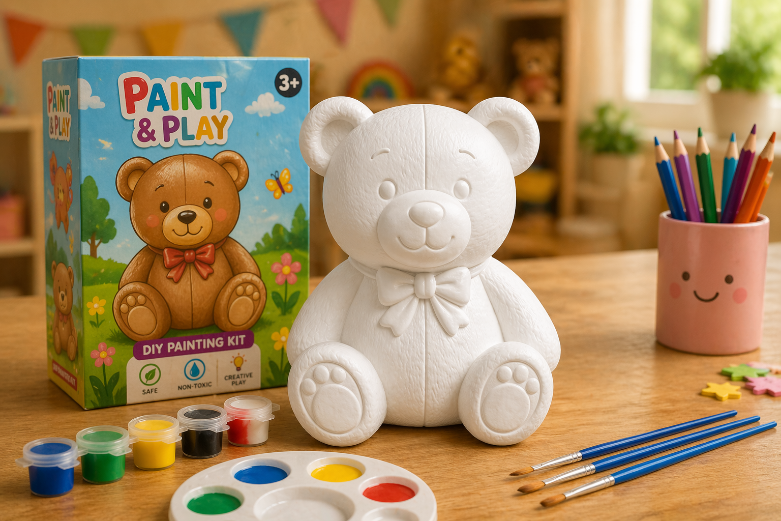 Teddy Bear Paint Kit