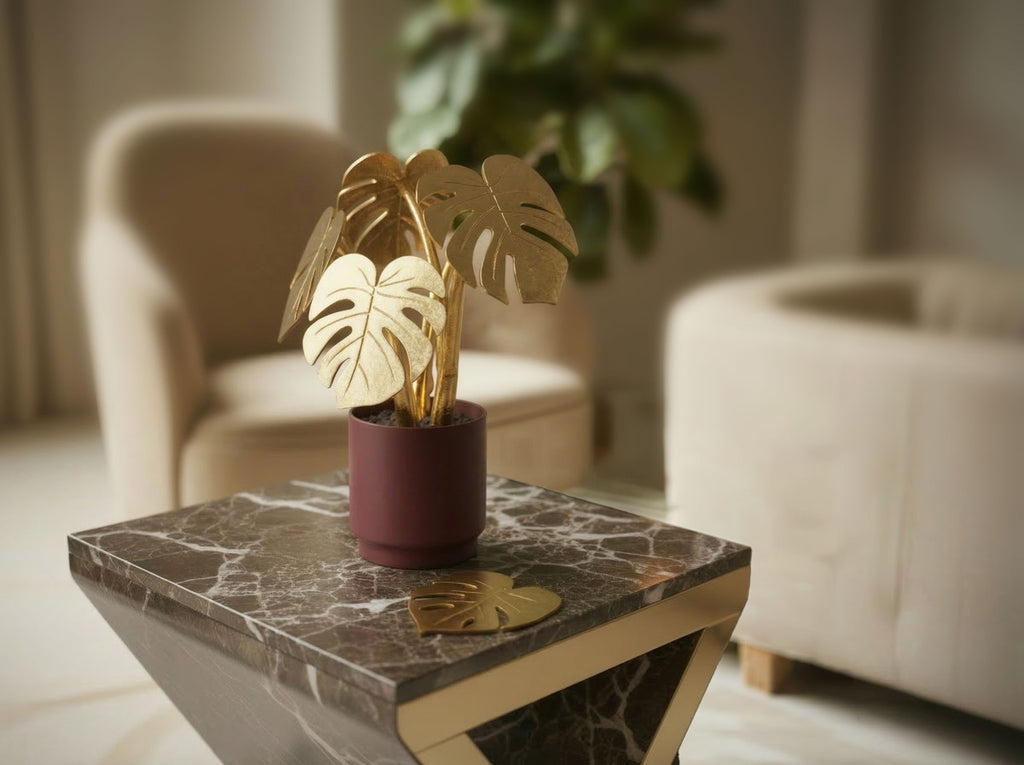 Aurum - Monstera Coaster Set
