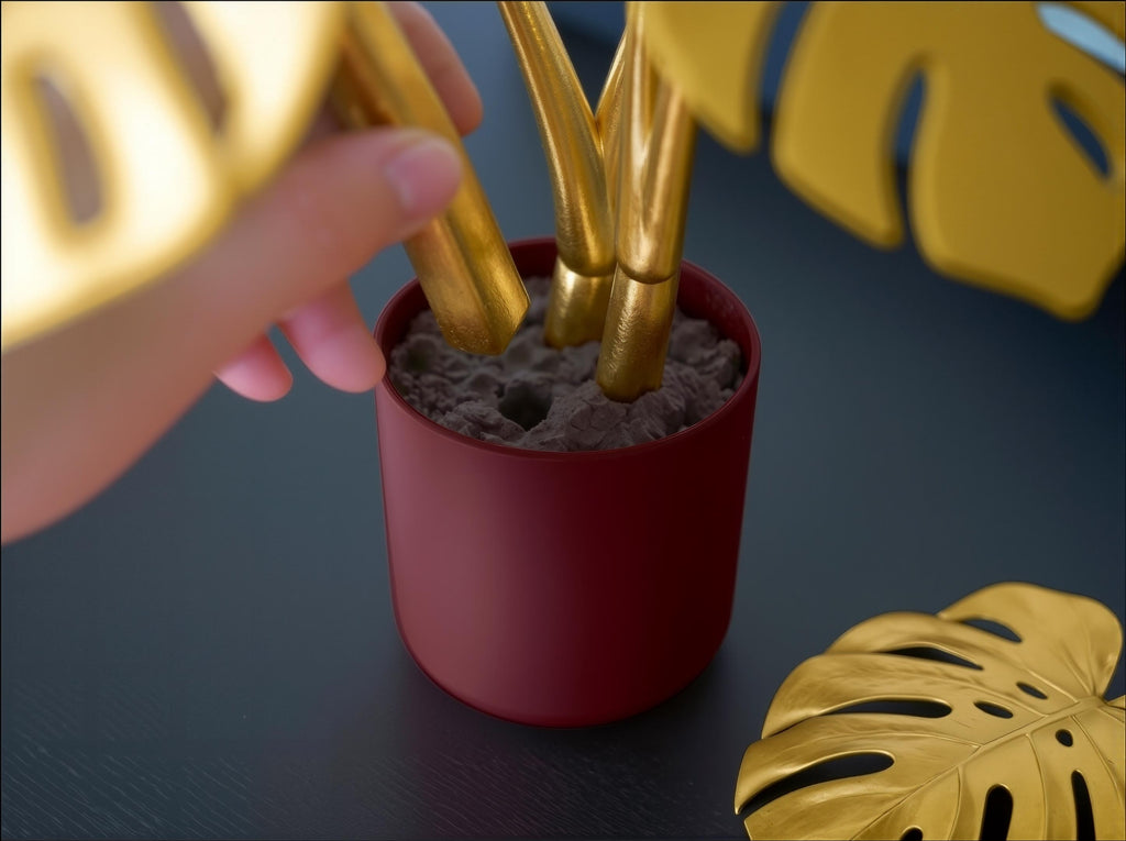 Aurum - Monstera Coaster Set