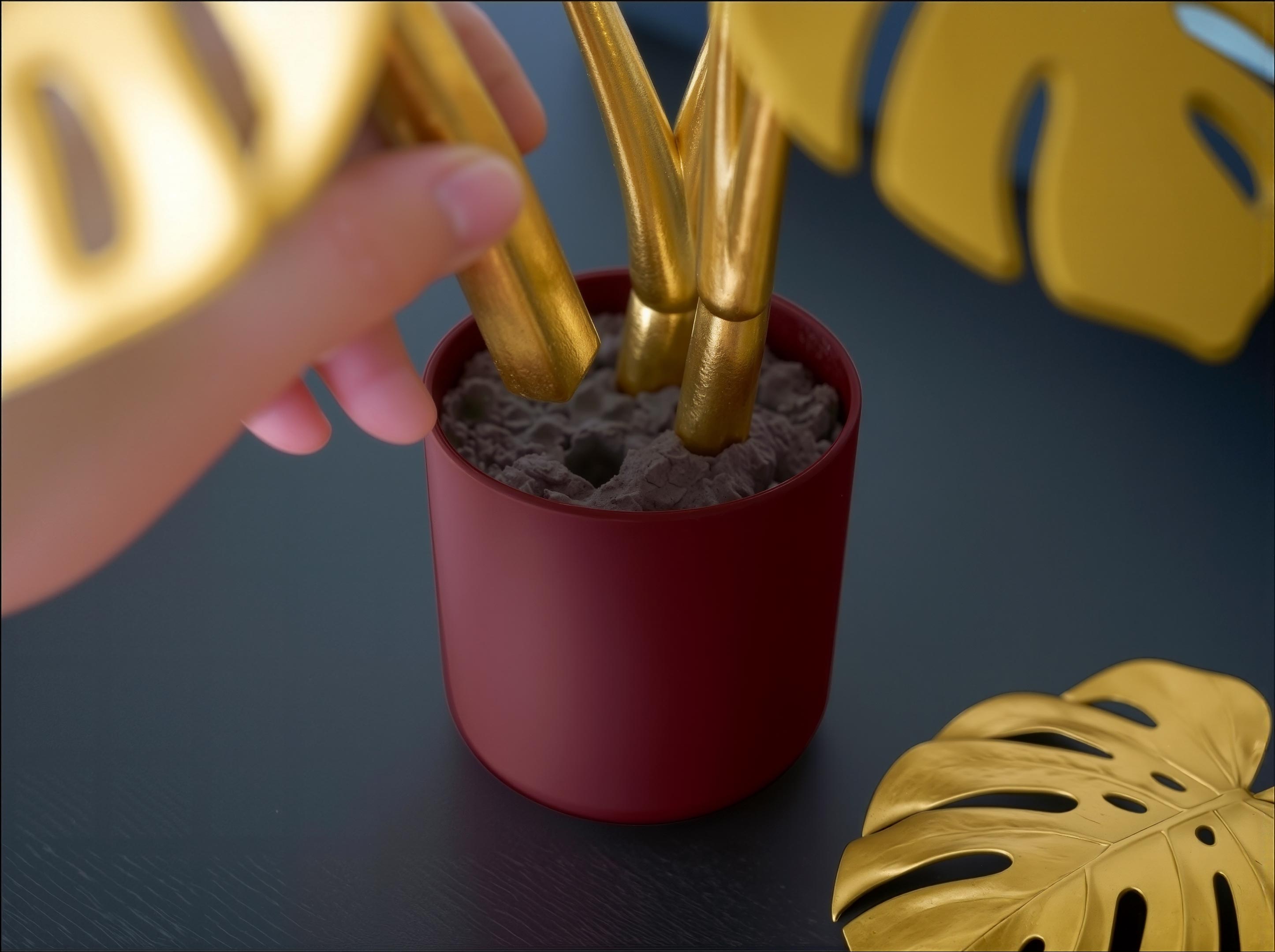 Aurum - Monstera Coaster Set